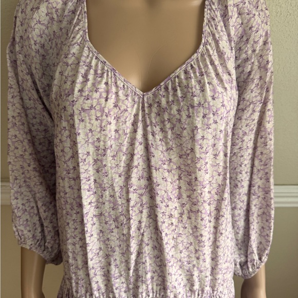 H&M Floral Print Women's Dress size medium used - Picture 3 of 6